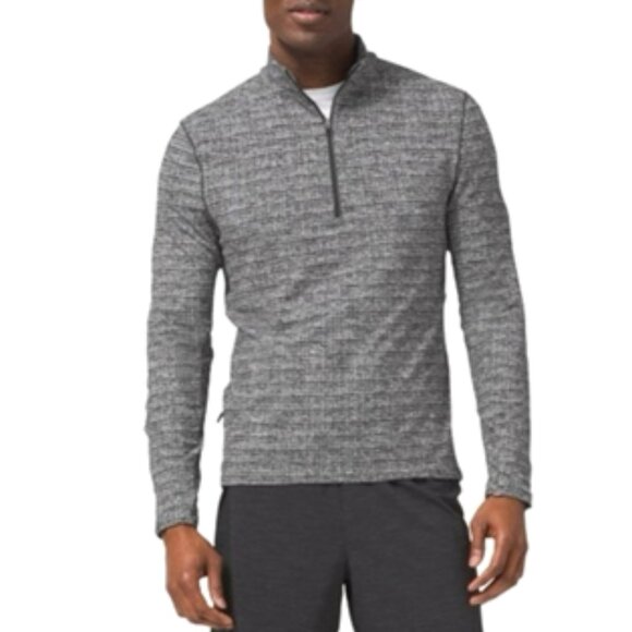 Lululemon Warm Surge 1/2 Zip *Heathered Black - Picture 1 of 15